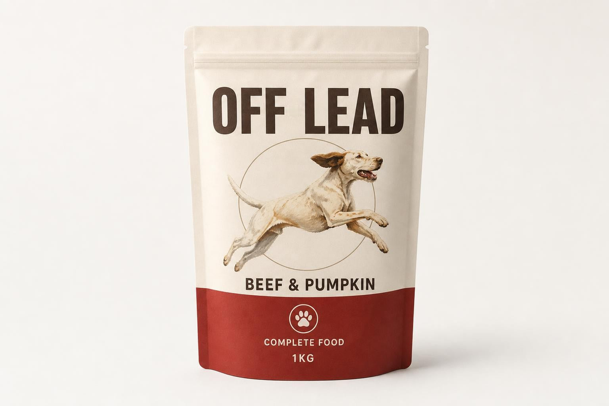 OFF LEAD Beef & Pumpkin, the new pack