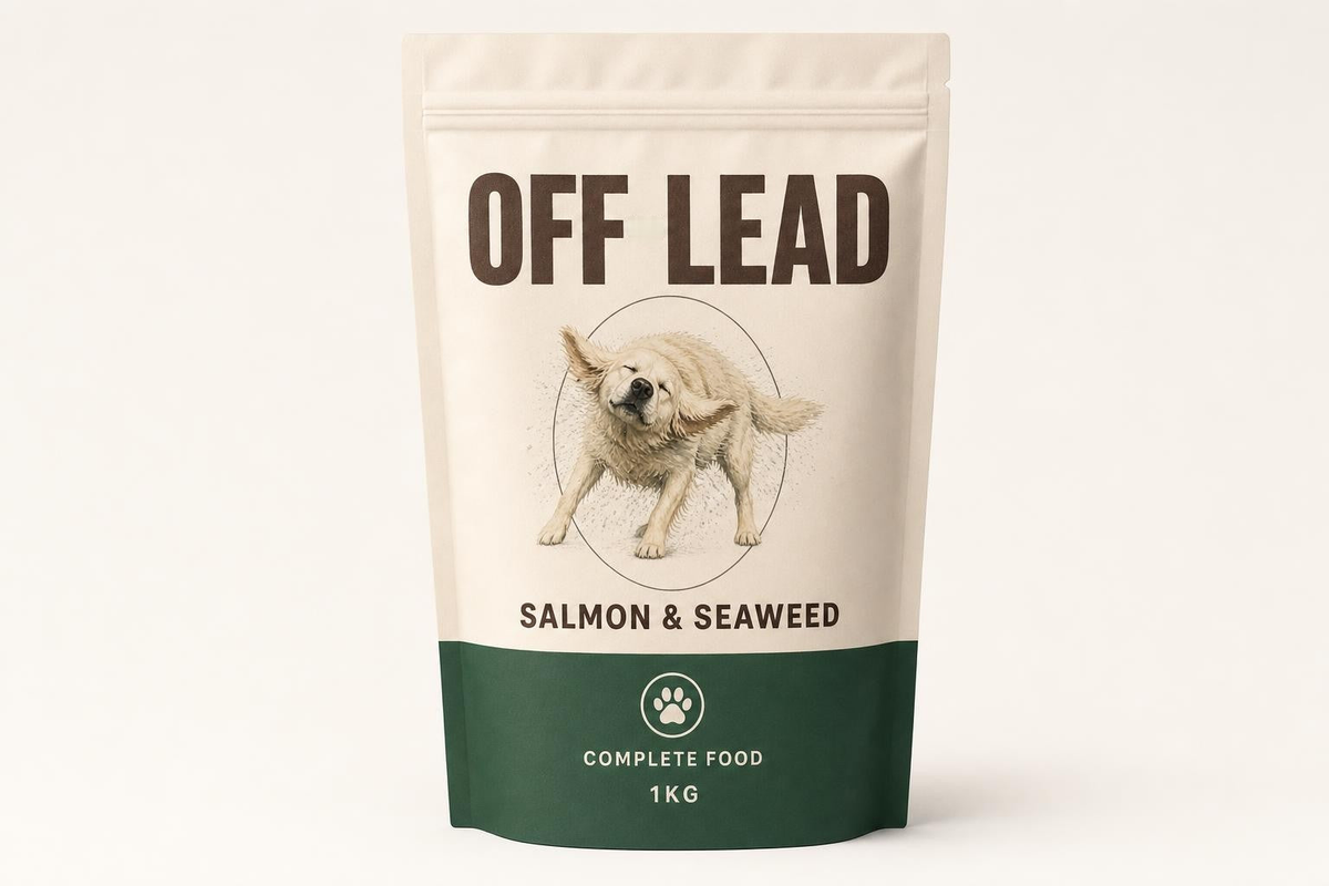 OFF LEAD Salmon & Seaweed, the new pack